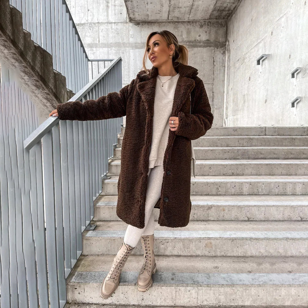 Dulcira | Luxurious Plush Winter Jacket for Women