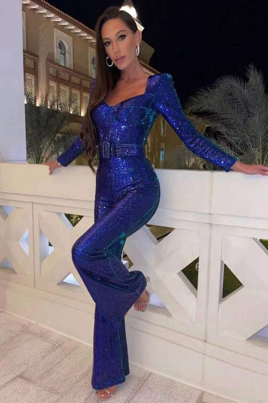Dulcira | Marissa Sequin Jumpsuit