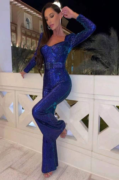 Dulcira | Marissa Sequin Jumpsuit