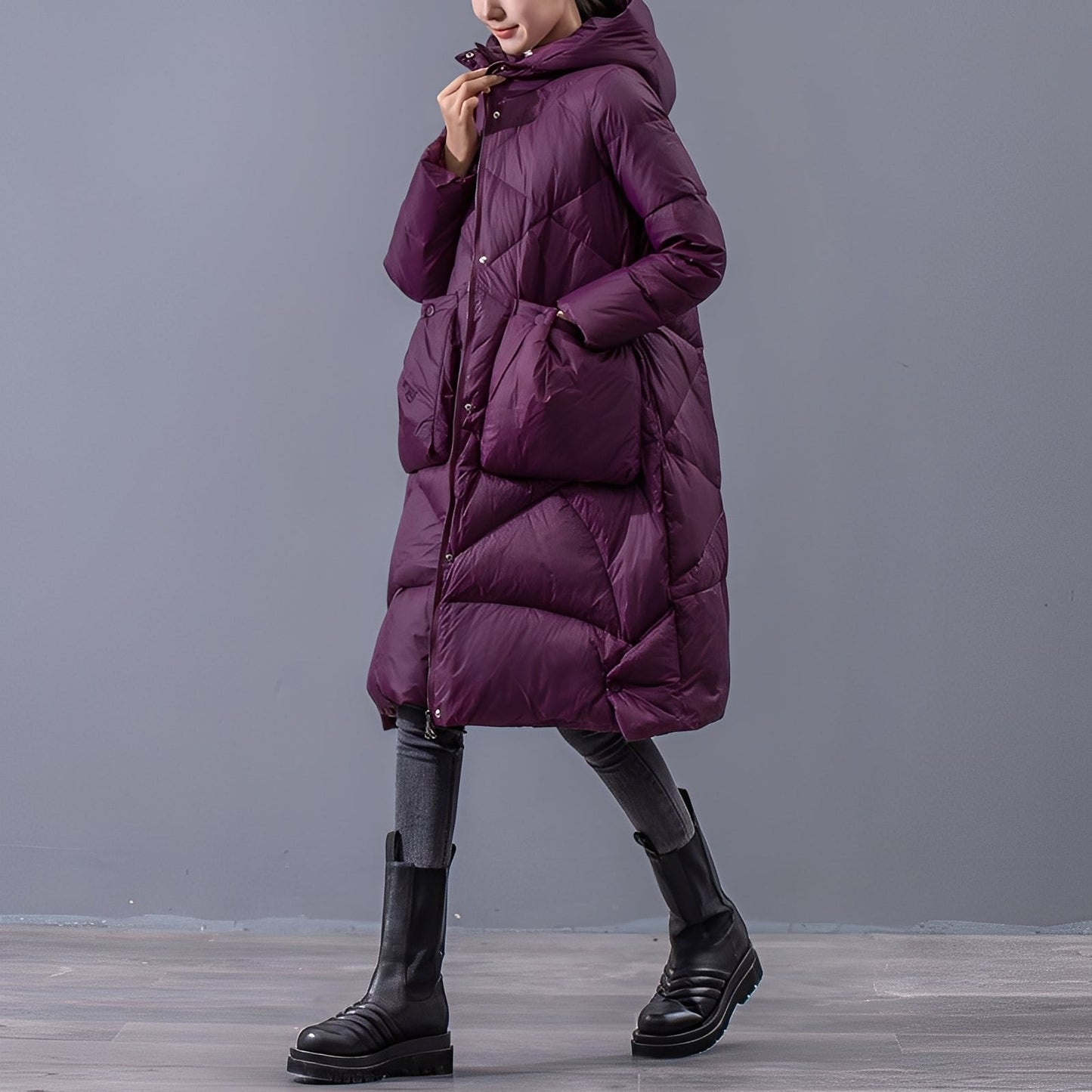 Dulcira | Casual Hooded Coat with Large Pockets for Women