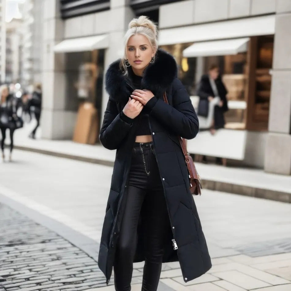 Dulcira | Long Padded Jacket with Hood