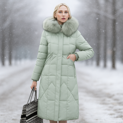 Dulcira | Long Padded Jacket with Hood