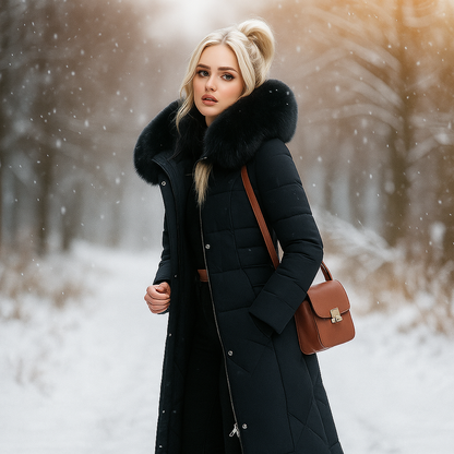 Dulcira | Long Padded Jacket with Hood