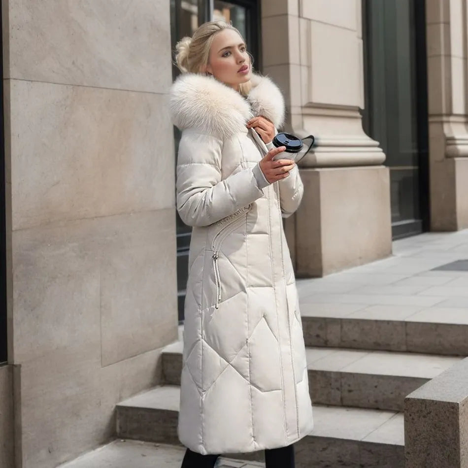 Dulcira | Long Padded Jacket with Hood