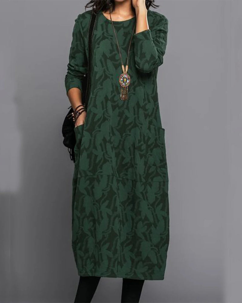 Dulcira | Long Sleeve Pocket Dress