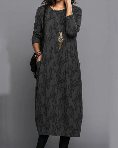 Dulcira | Long Sleeve Pocket Dress