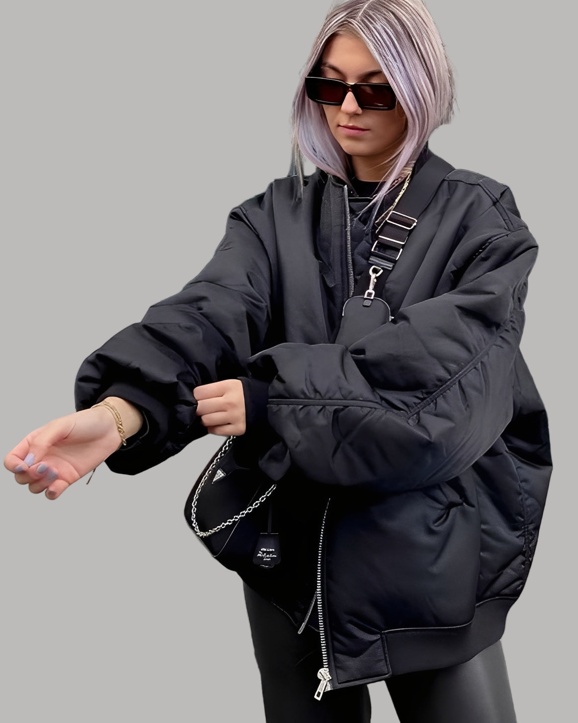 Dulcira | Casual Oversized Bomber Jacket for Women