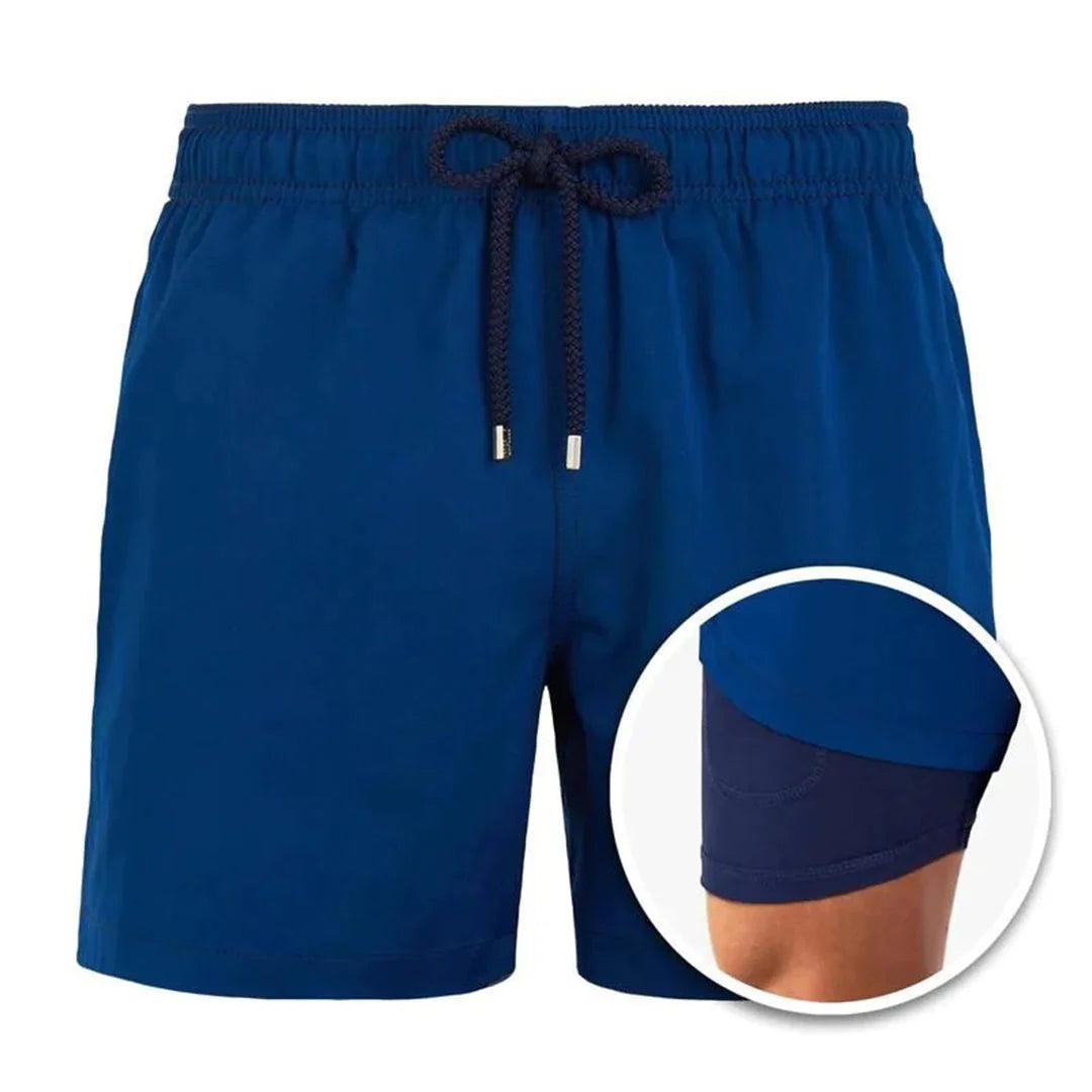 Dulcira | Men's 2 Layer Swim Shorts Stylish Swimwear for Men