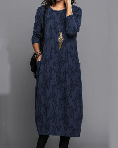 Dulcira | Long Sleeve Pocket Dress