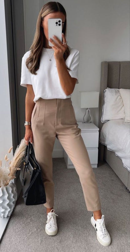 Dulcira | Elegant Knitted-Free Pants for All Occasions