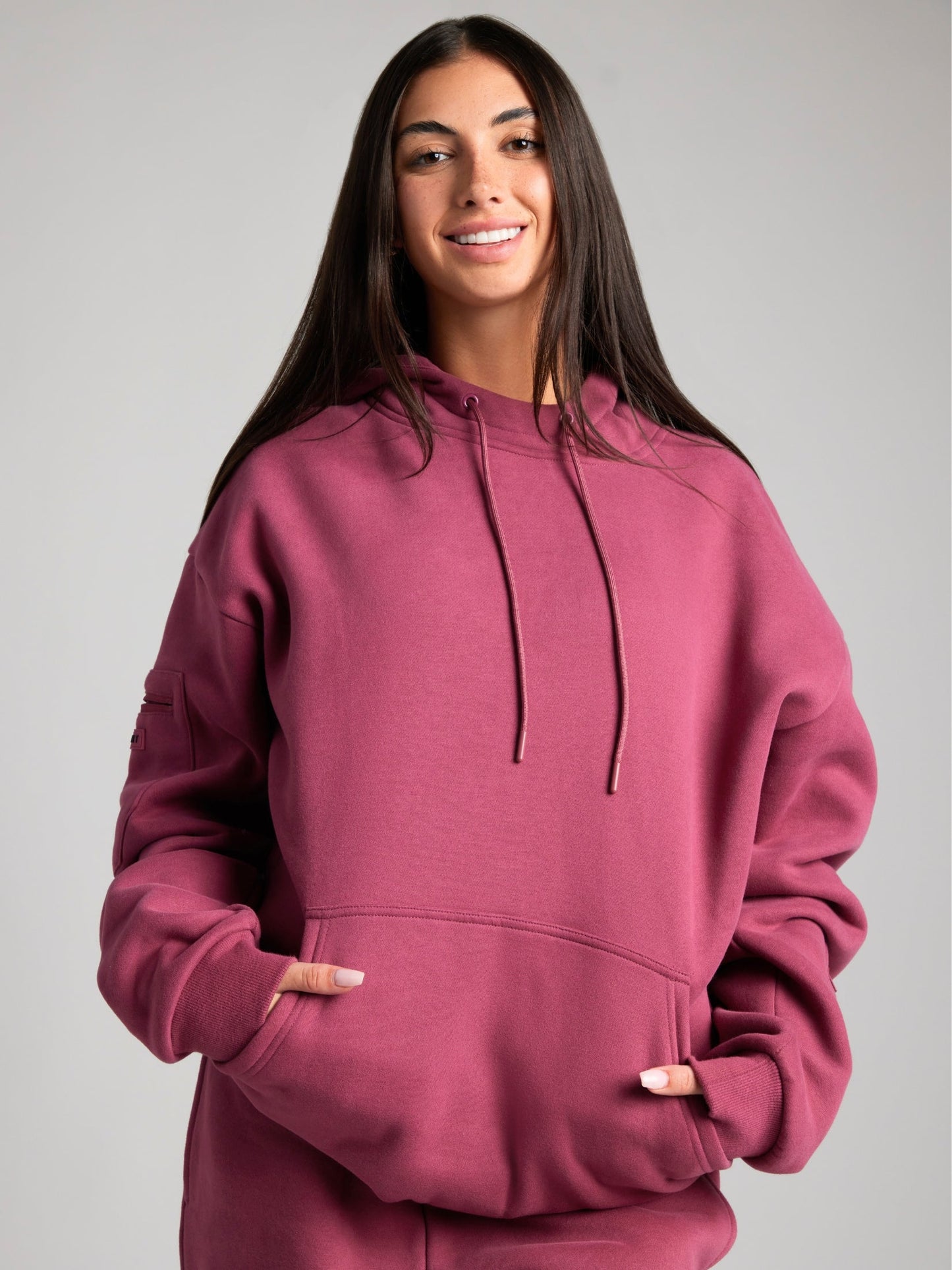 Dulcira | Travel Hoodie with Airplane Mode Graphic