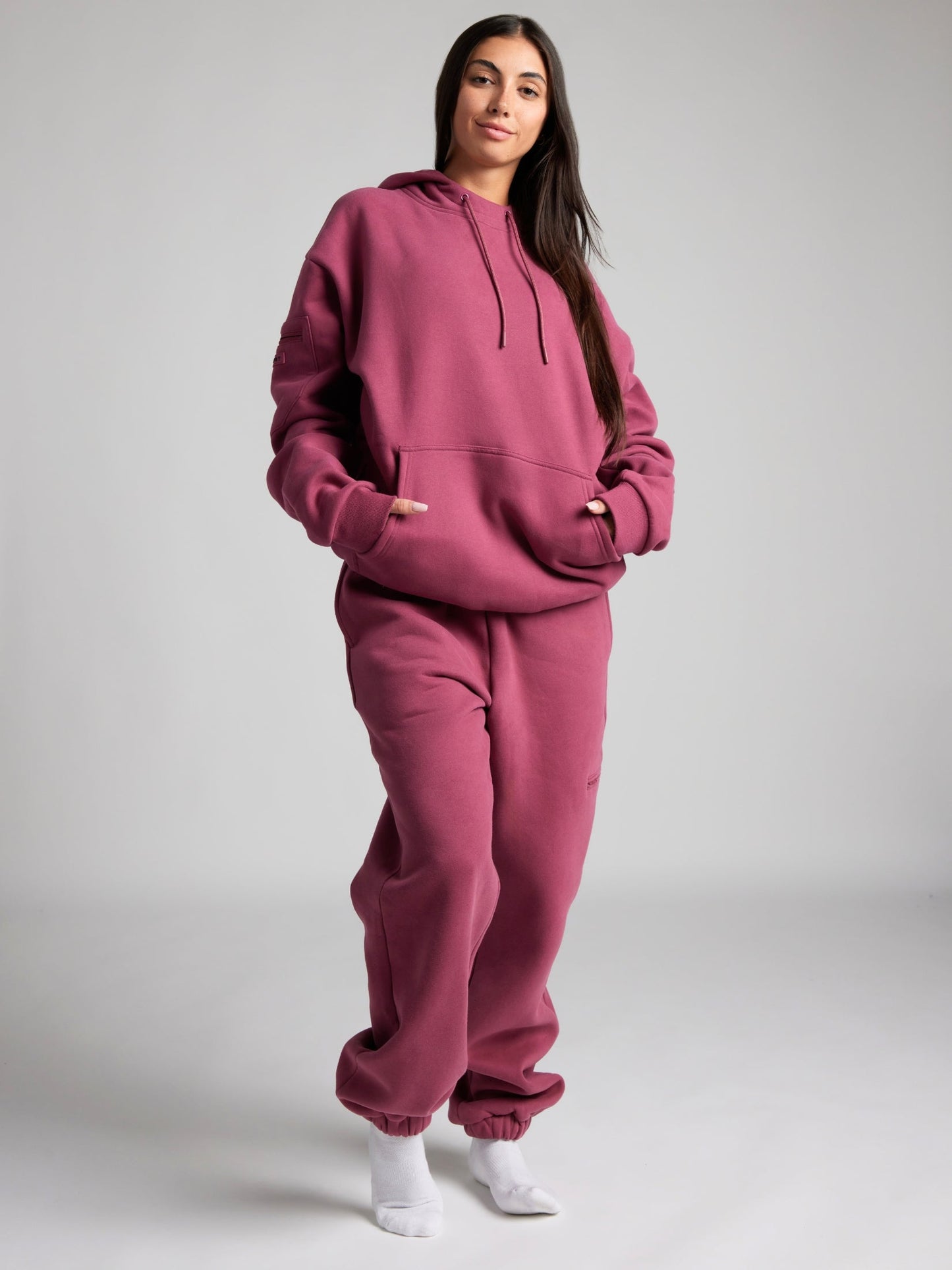 Dulcira | Travel Hoodie with Airplane Mode Graphic