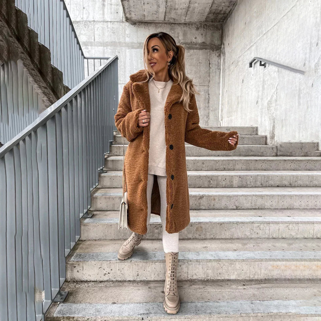 Dulcira | Luxurious Plush Winter Jacket for Women