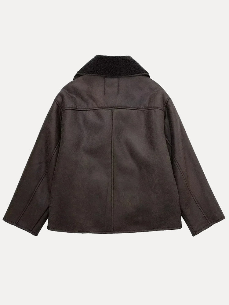 Dulcira | Oversized Ladies Jacket with Fur