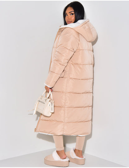 Dulcira | Long Jacket with Reversible Function
