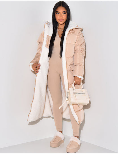 Dulcira | Long Jacket with Reversible Function