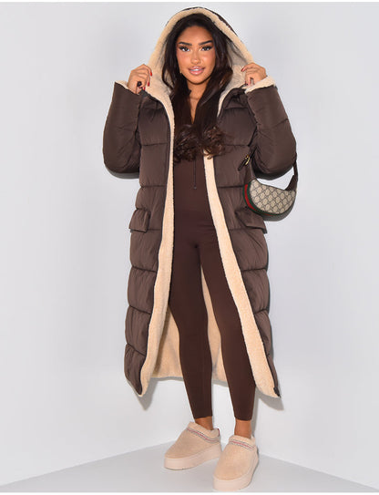 Dulcira | Long Jacket with Reversible Function