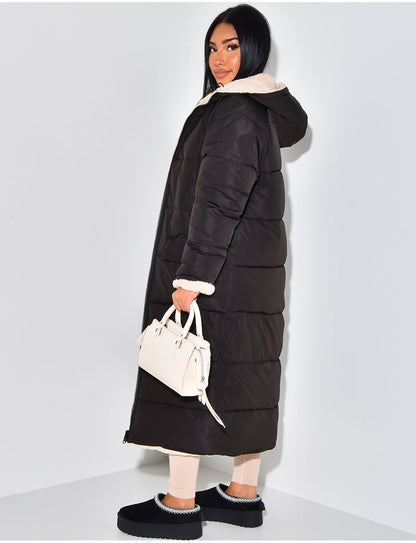 Dulcira | Long Jacket with Reversible Function