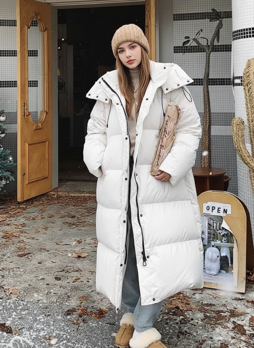 Dulcira | Padded Puffer Jacket Women Windproof with Hood