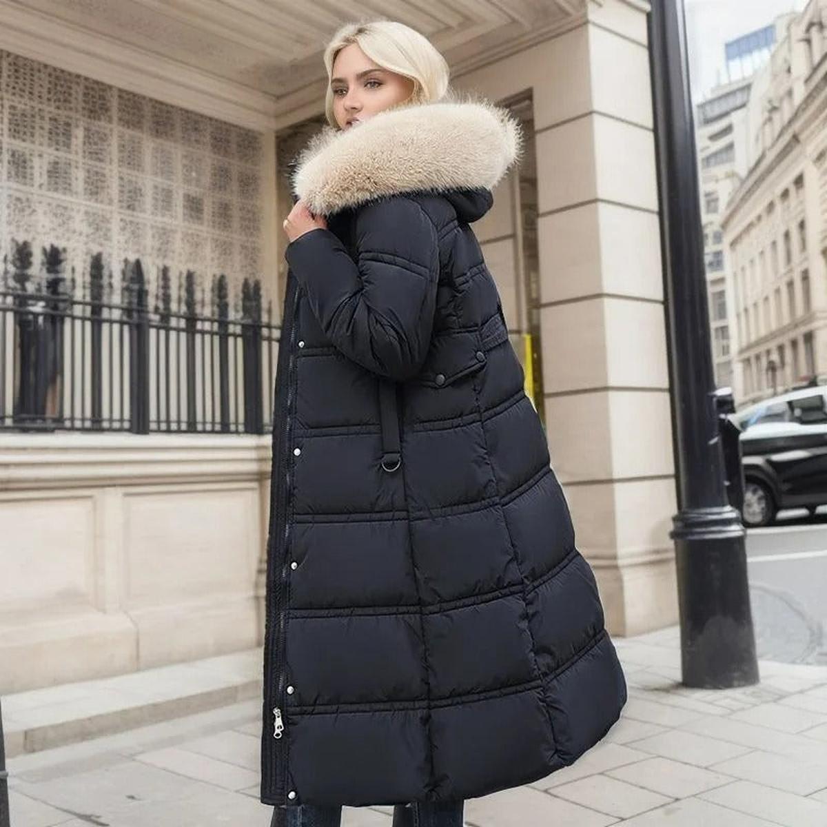 Dulcira | Luxurious Winter Coat with Faux Fur Collar