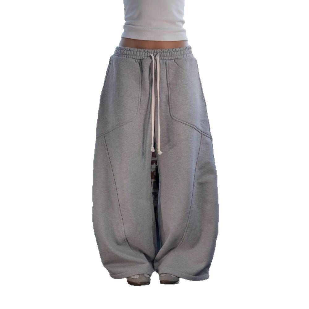 Men High Waist Relaxed Fit Jogging Pants Dulcira