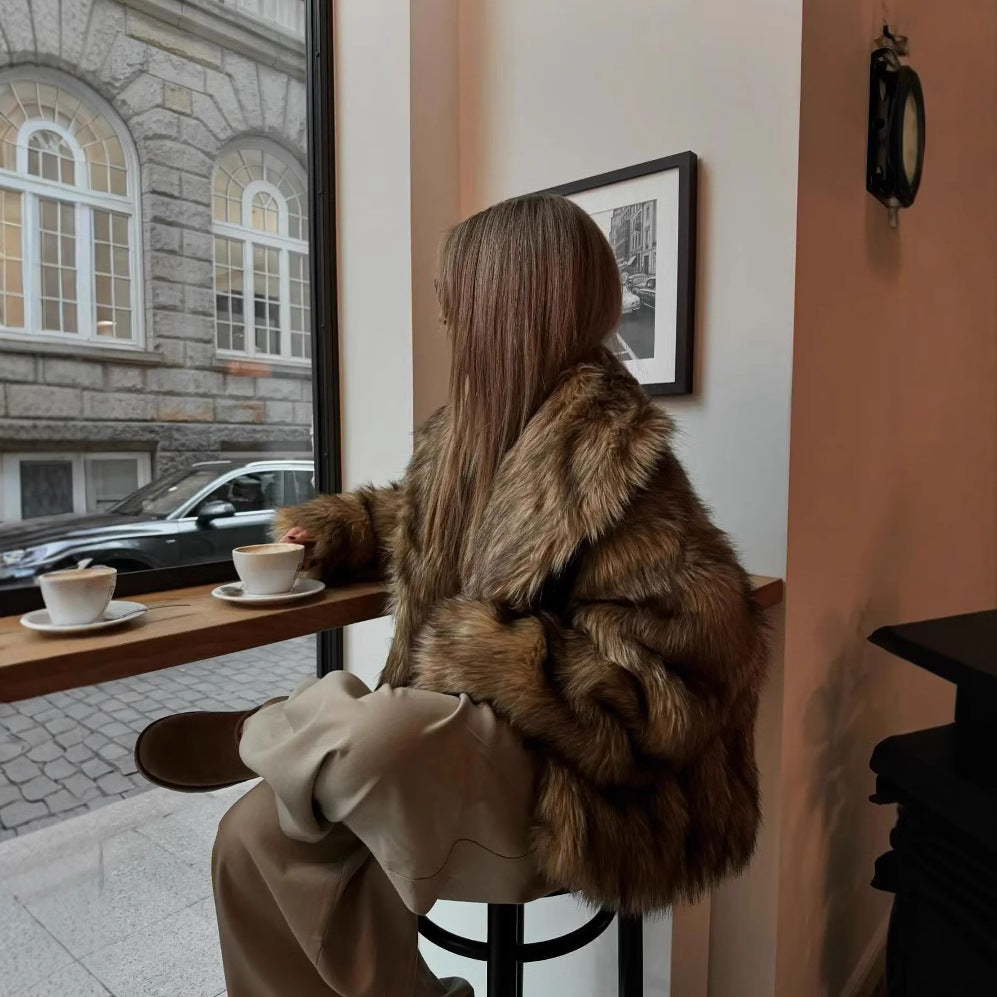 Dulcira | Women's Cozy Faux-Fur Jacket with Soft Lining