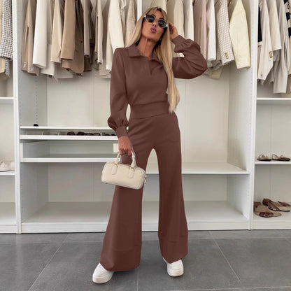 Women's Stylish and Casual Jumpsuit with Wide Leg and Elegant Sleeves Dulcira