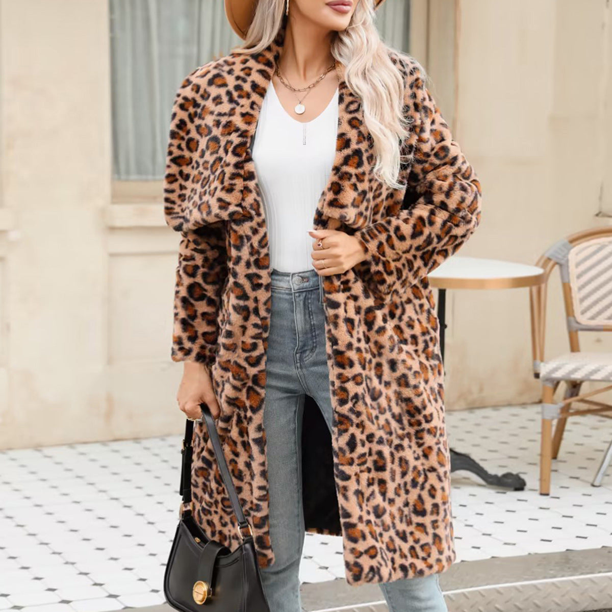 Dulcira | Women Long Leopard Pattern