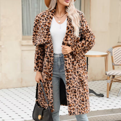 Dulcira | Women Long Leopard Pattern