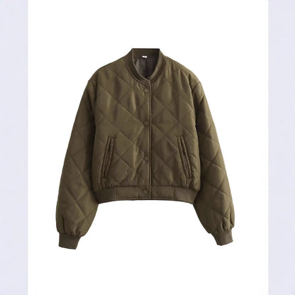 Dulcira | Women's Quilted Short Jacket with Practical Button Closure