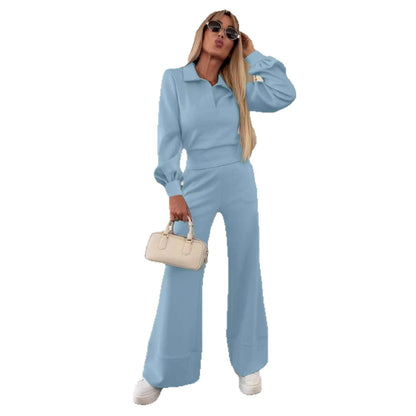 Women's Stylish and Casual Jumpsuit with Wide Leg and Elegant Sleeves Dulcira