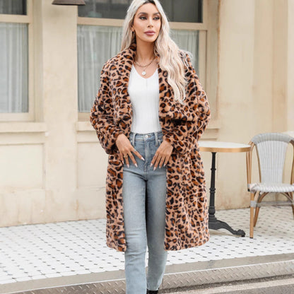 Dulcira | Women Long Leopard Pattern