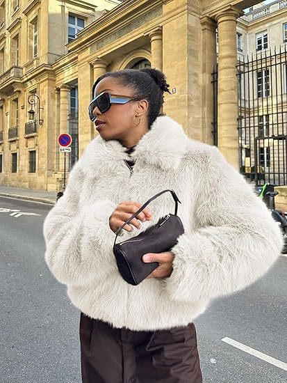 Women Designer Faux Fur Jacket