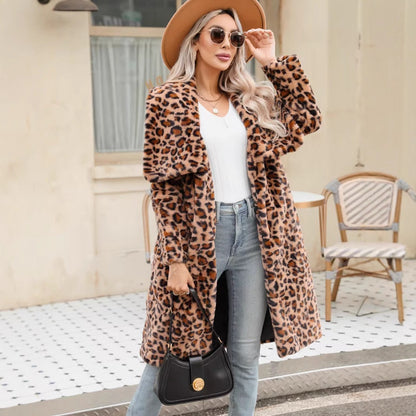 Dulcira | Women Long Leopard Pattern