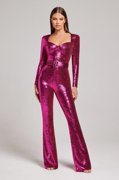 Dulcira | Marissa Sequin Jumpsuit