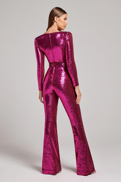 Dulcira | Marissa Sequin Jumpsuit