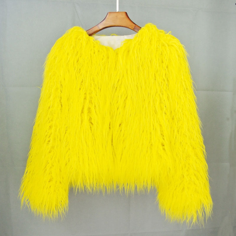 Dulcira | Women's Thick Warm Faux Fur Coat