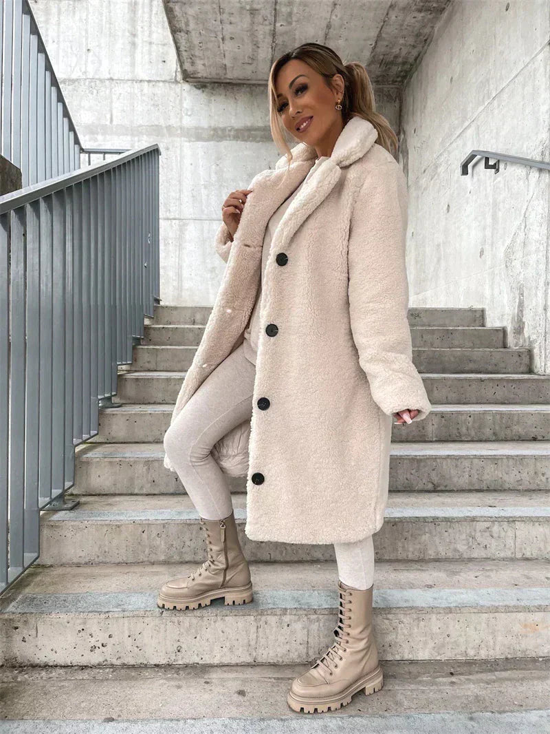 Dulcira | Longer Coat Made Of Sheepskin