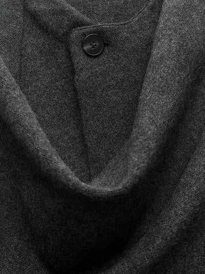 Dulcira | Knit Cape Coat with Scarf