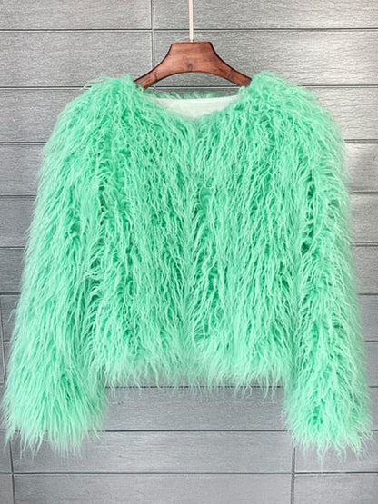 Dulcira | Women's Thick Warm Faux Fur Coat