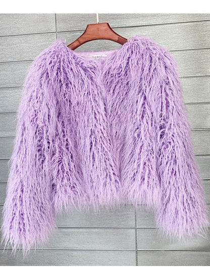 Dulcira | Women's Thick Warm Faux Fur Coat