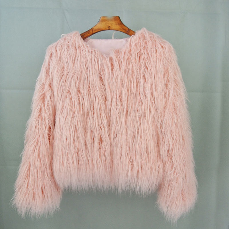 Dulcira | Women's Thick Warm Faux Fur Coat