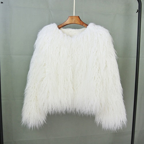 Dulcira | Women's Thick Warm Faux Fur Coat