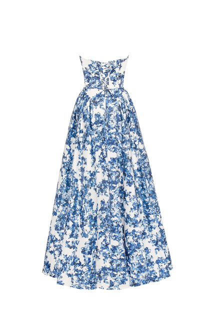 Dulcira | Porcelain Flower Dress