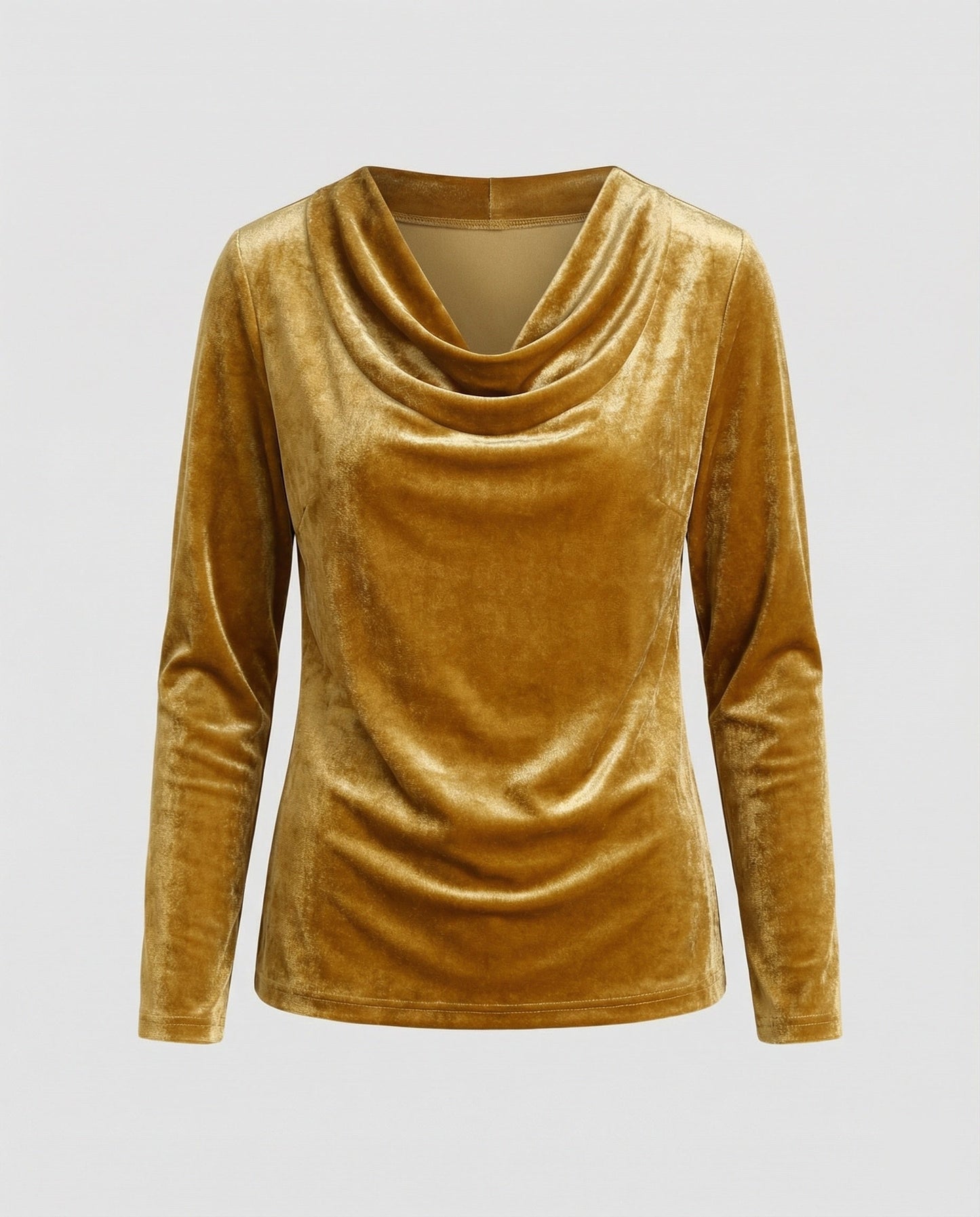 Dulcira | Top Made Of Velvet In Solid Color
