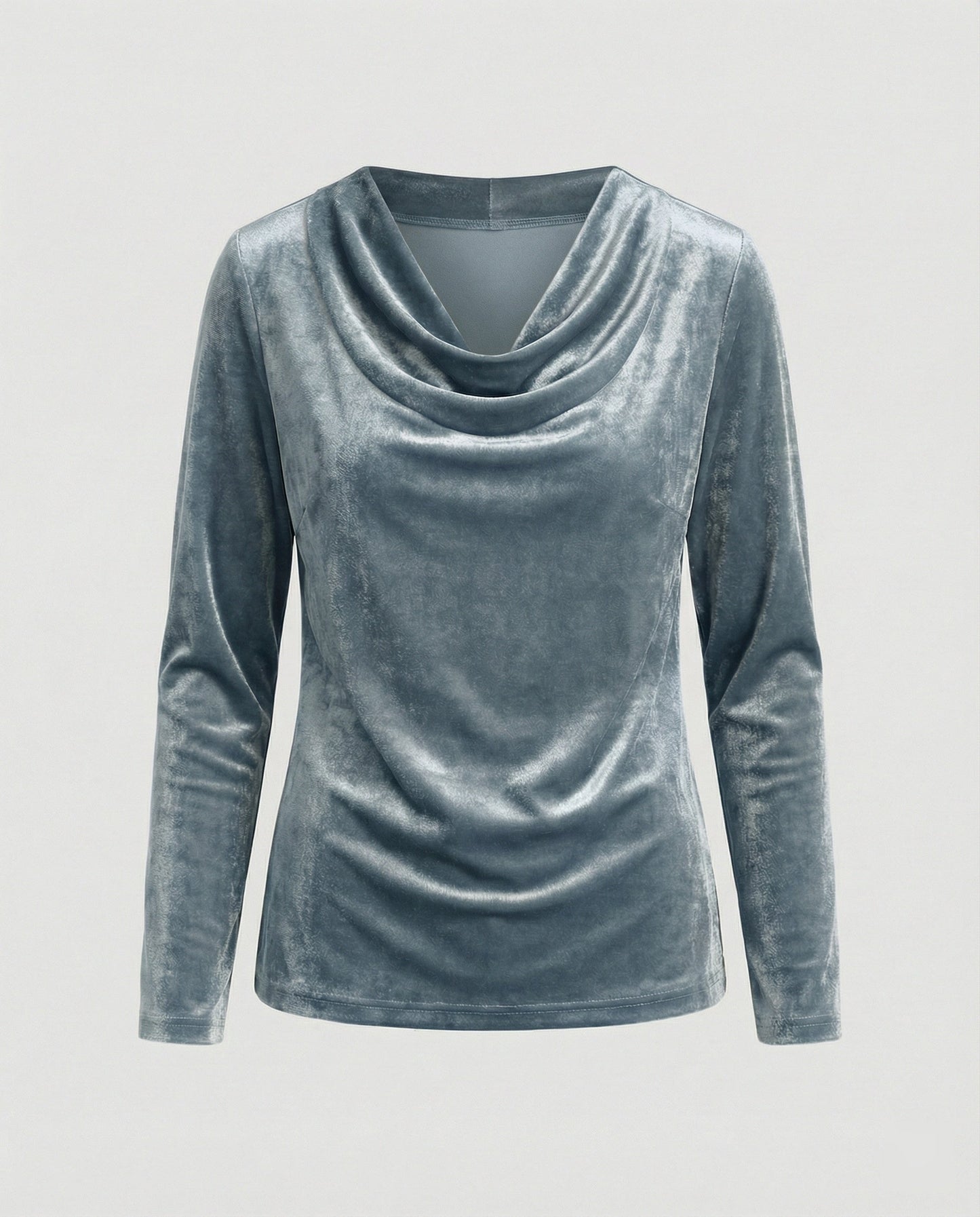 Dulcira | Top Made Of Velvet In Solid Color