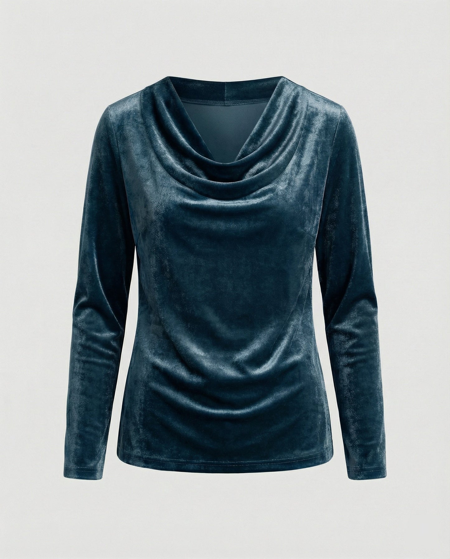 Dulcira | Top Made Of Velvet In Solid Color