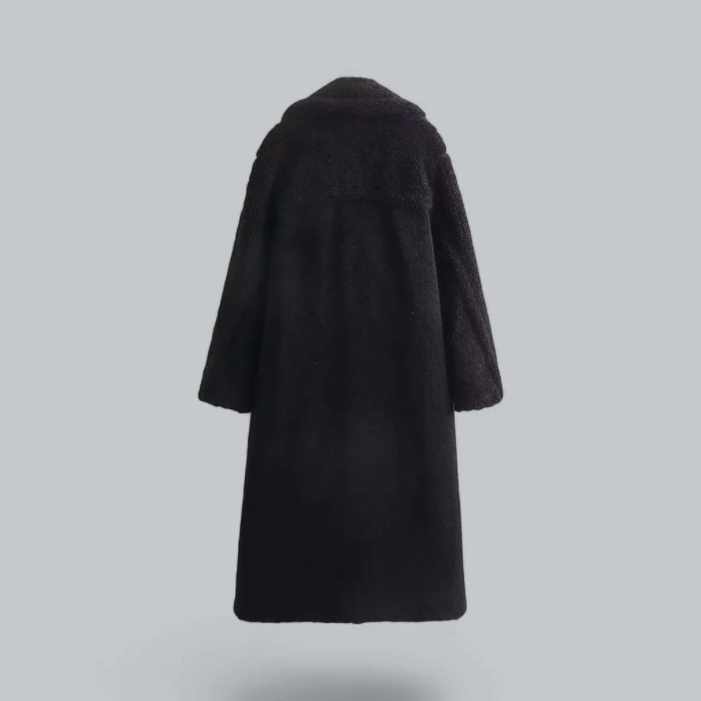 Women's Faux Fur Jacket with Teddy Look & Long Fit Dulcira