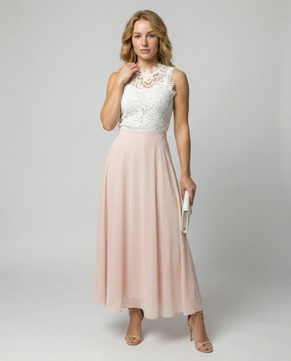 Dulcira | Elegant Chiffon Maxi Dress