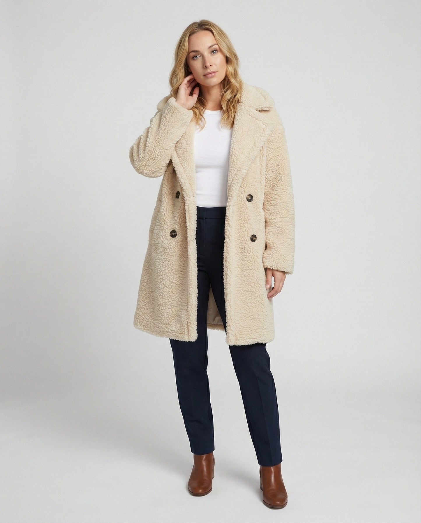 Women's Teddy Fur Jacket with Warm & Cozy Dulcira